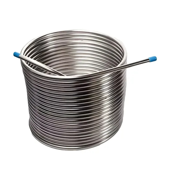 Bobina de tubería de tubería de intercambiador de calor de acero de aleación de aleación enrollada de alta calidad Inconel 718
