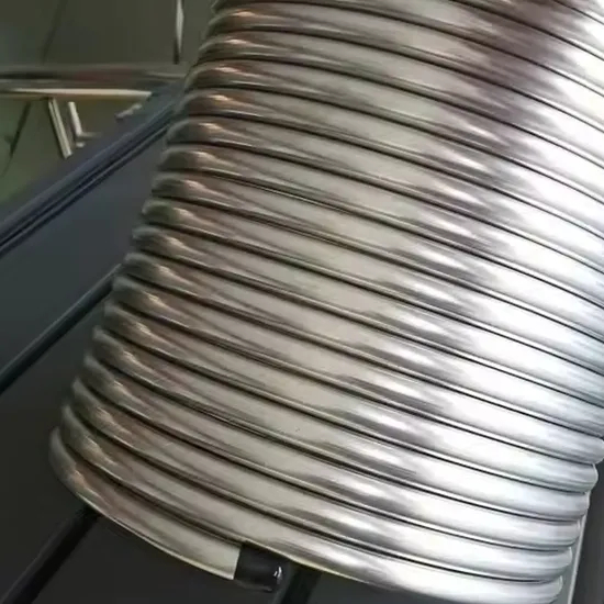 Transporte de tuberías pulidas Tubo de bobina de acero galvanizado de alto cromo/tubo Inconel 601