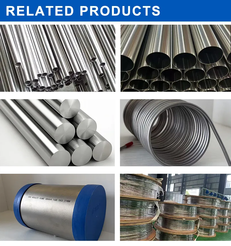 Inconel resistente al hidrógeno 718 Tubos sin costuras para sistemas de celdas de combustible
